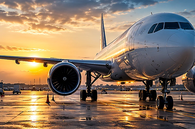 Aviation fuel — Illustrative energy industry imagery