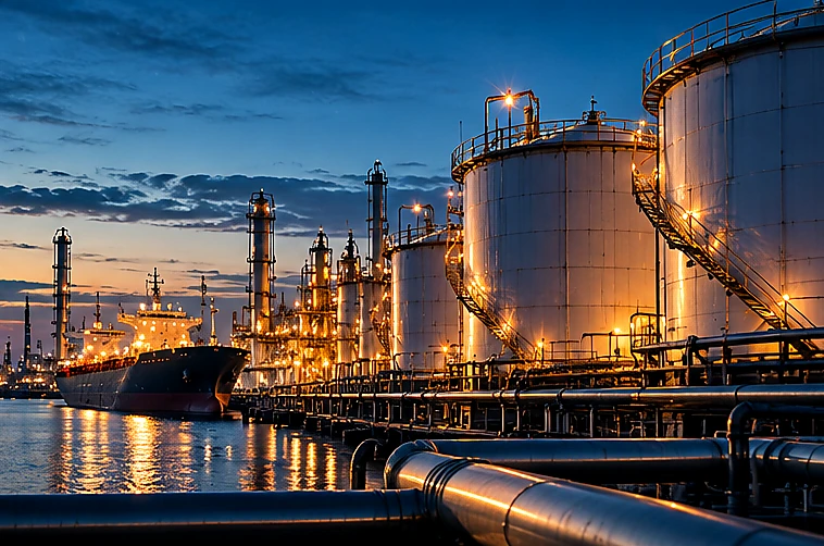 Fuel oils — Illustrative energy industry imagery