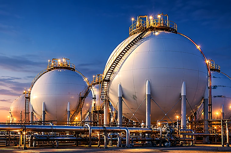 Liquefied petroleum gas — Illustrative energy industry imagery